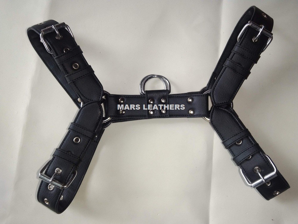 FAUX LEATHER  MEN"S BODY HARNESS